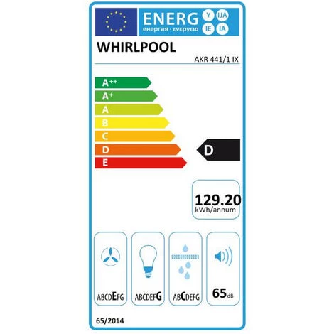 Hotte Visière 60cm 248m3/h Inox - Akr4411ix - Whirlpool - Inox 4 Hotte Visière 60cm 248m3/h Inox - Akr4411ix - Whirlpool - Inox – Image 2