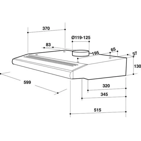 Hotte Visière 60cm 248m3/h Inox - Akr4411ix - Whirlpool - Inox 5 Hotte Visière 60cm 248m3/h Inox - Akr4411ix - Whirlpool - Inox – Image 3