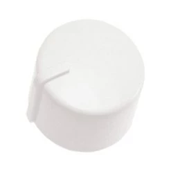 BOUTON MANETTE BLANCHE POUR TABLE DE CUISSON WHIRLPOOL - 481941129505