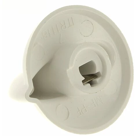 Bouton Blanc Gaz 3h Pour Table De Cuisson Whirlpool 4 Bouton Blanc Gaz 3h Pour Table De Cuisson Whirlpool – Image 2