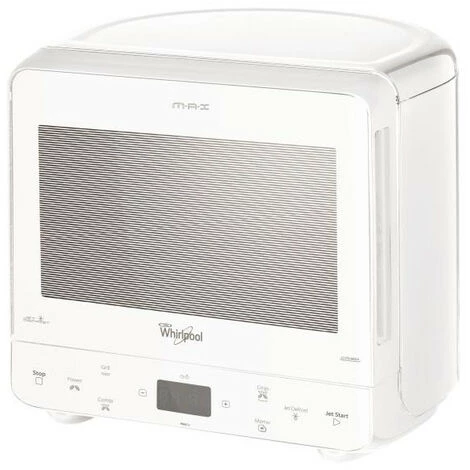 WHIRLPOOL Micro-ondes Posable, MAX, Blanc, 13 L, Electronique, Cavité Peinte, Plateau 28cm - Blanc 7 WHIRLPOOL Micro-ondes Posable, MAX, Blanc, 13 L, Electronique, Cavité Peinte, Plateau 28cm - Blanc – Image 5