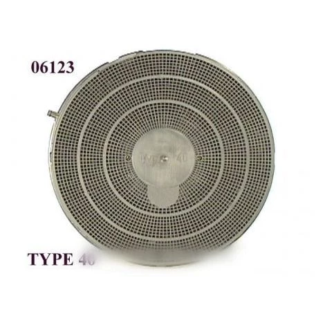 FILTRE ROND A CHARBON ACTIF TYPE 40 POUR HOTTE WHIRLPOOL 3 FILTRE ROND A CHARBON ACTIF TYPE 40 POUR HOTTE WHIRLPOOL