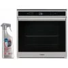 WHIRLPOOL Four Pyrolyse Encastrable Inox 73L Multifonction Chaleur Pulsée 6eme Sens - Inox -WHIRLPOOL Soldes Boutique 17008643 1