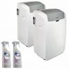 WHIRLPOOL Pack De 2x Climatiseur Mobile Monobloc 3 Vitesses Déshumidification Pour Surface 25m2 - Blanc -WHIRLPOOL Soldes Boutique 19888438 1