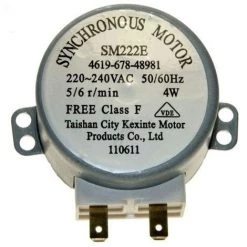 WHIRLPOOL Moteur Plateau Tournant Sm222e 481067848981 Pour MICRO ONDES