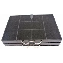 Lot De 2 Filtres Charbon Rectangulaire Type 38 DKF38 (481948048338) Hotte NEFF, WHIRLPOOL, BAUKNECHT, SIEMENS, BOSCH, IKEA WHIRLPOOL