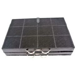 Lot De 2 Filtres Charbon Rectangulaire Type 38 DKF38 (481948048338) Hotte NEFF, WHIRLPOOL, BAUKNECHT, SIEMENS, BOSCH, IKEA WHIRLPOOL