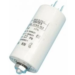 WHIRLPOOL Condensateur 12.5MF (296760-40729) (481281728955,281) Lave-linge CANDY, BRANDT, THOMSON, VEDETTE, ROSIERES, HOOVER, DELONGHI, SANGIORGIO, THERMOR, SINGER, NOGAMATIC, CRYSTAL, FAGOR, SAUTER