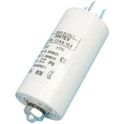 WHIRLPOOL Condensateur 12.5MF (296760-40730) (481281728955,281) Lave-linge CANDY, BRANDT, THOMSON, VEDETTE, ROSIERES, HOOVER, DELONGHI, SANGIORGIO, THERMOR, SINGER, NOGAMATIC, CRYSTAL, FAGOR, SAUTER