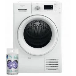 WHIRLPOOL Sèche-linge Frontal Condensation 8kg Electronique Tambour 120L 6eme Sens - Blanc