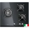 WHIRLPOOL AKT404NB Plaque De Cuisson Gaz - 3 Foyers - 6350W - L59 X P51cm - Revetement Verre Trempé - Noir -WHIRLPOOL Soldes Boutique 58265433 1