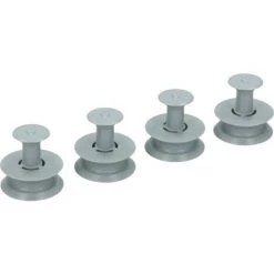 4 Roulettes Panier Supérieur D'origine (481252888113) Lave-vaisselle WHIRLPOOL, BAUKNECHT, LADEN, IKEA WHIRLPOOL, IGNIS, KITCHENAID, RADIOLA