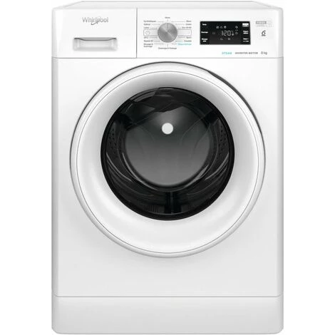 WHIRLPOOL Lave Linge Frontal 8kg 1400 Trs/min 14 Programmes Blanc - Blanc 3 WHIRLPOOL Lave Linge Frontal 8kg 1400 Trs/min 14 Programmes Blanc - Blanc